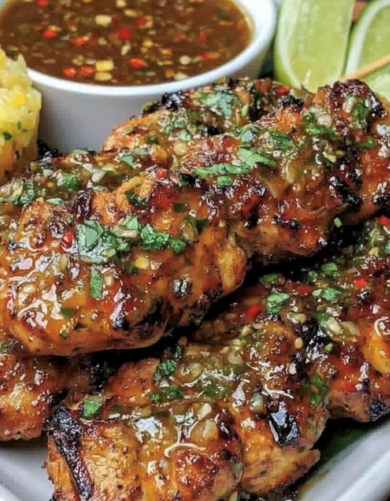 Chicken Skewers Bbq Recipe