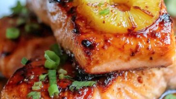 Honey Pineapple Salmon