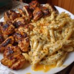 Garlic Butter Chicken Penne in Creamy