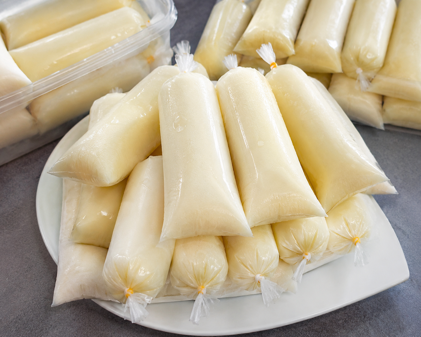 Homemade Milk Ice Candy