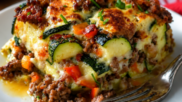 Zucchini Hamburger Casserole