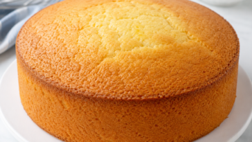 Perfect Round Vanilla Cake