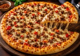 Cheesy Meat Pizza